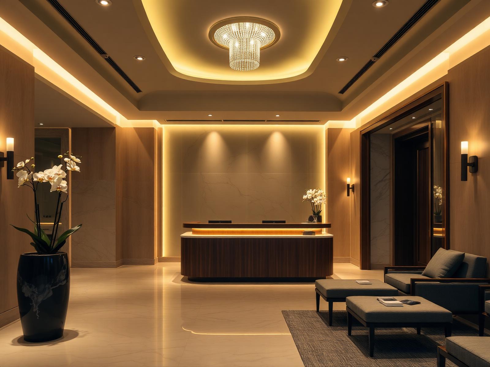 Aadhya Beauty Spa reception and lounge in Miyapur